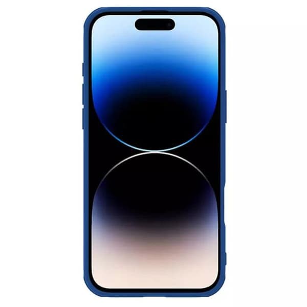 Telefonfodral - NILLKIN - CamShield Pro - iPhone 16 Pro Max - Blå - Förstärkt skydd Blå