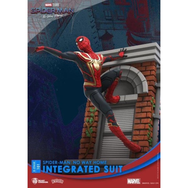 Miniatyrfigur - Beast rike miniatyrfigur D-Stage figur Marvel Spider-Man No Way Home Combo kostym