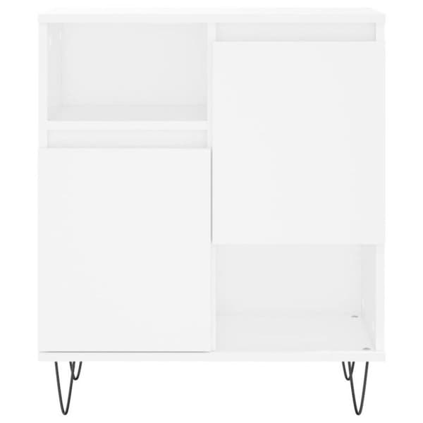 vidaXL Skänk Vit 60x35x70 cm Konstruerat trä 831188