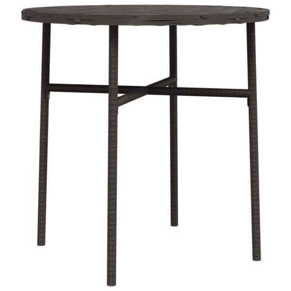 vidaXL Tebord Brun 45 cm Hartsrotting