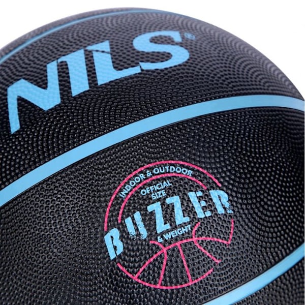 Basketboll - NILS - NPK271 - Storlek 7 - Gummi - Intensiv användning svart