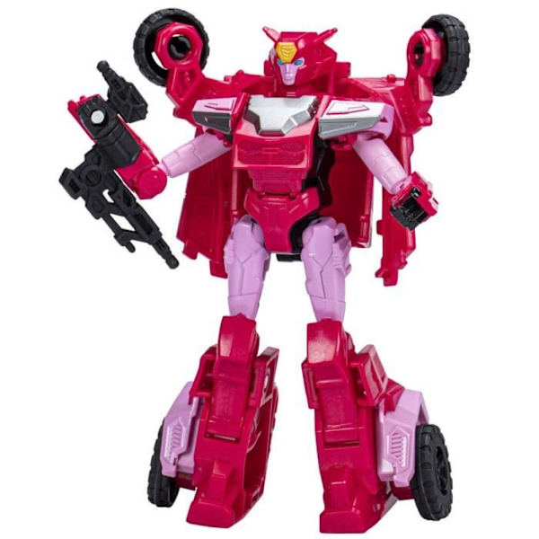 Transformers EarthSpark Elita-1 Warrior Class 5-tums actionfigur, robotleksak för barn från 6 år och uppåt