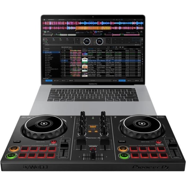 PIONEER DDJ-200 Kompakt 2-vägs DJ-kontroller-USB-port och Bluetooth