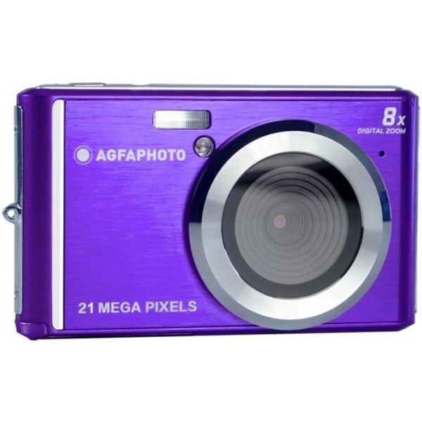 AGFA PHOTO Realishot DC5200 - Kompakt digitalkamera (21 MP, 2,4 tum LCD, 8x digital zoom, litiumbatteri) Lila Lila