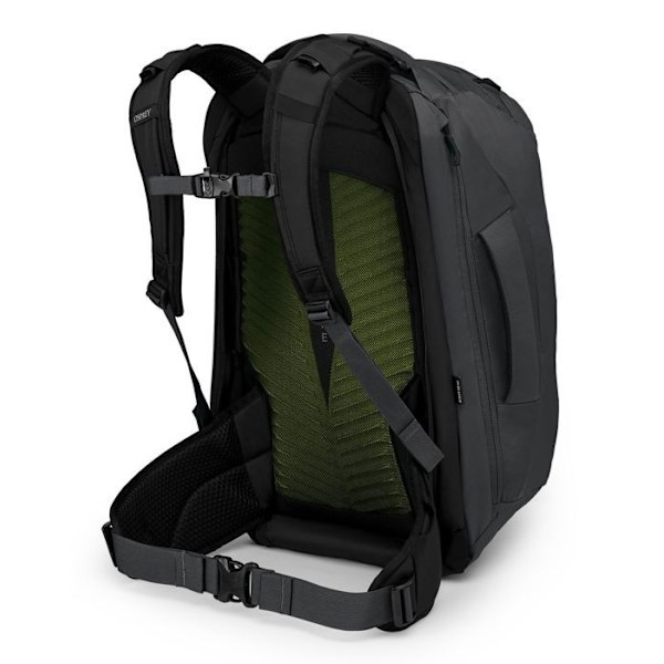 Ryggsäck - Osprey - Farpoint 40 - Mörkgrå - 40L - Ergonomisk och andas mörkgrå