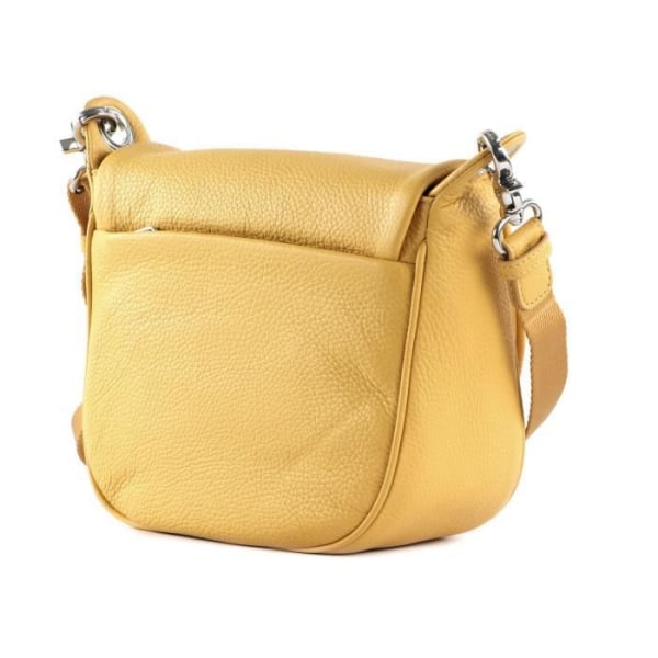 MANDARINA DUCK Mellow Leather Hunting Bag Ochre [205774] - axelväska crossbody väska senapsgul