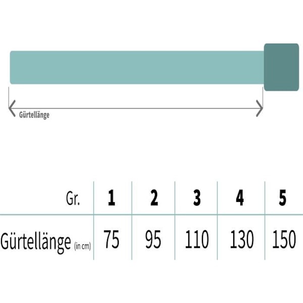 Bälte - Maier sportbältesspänne - 394017-780-CM 130 - Ekologiskt bälte för kvinnor Svart 110 cm