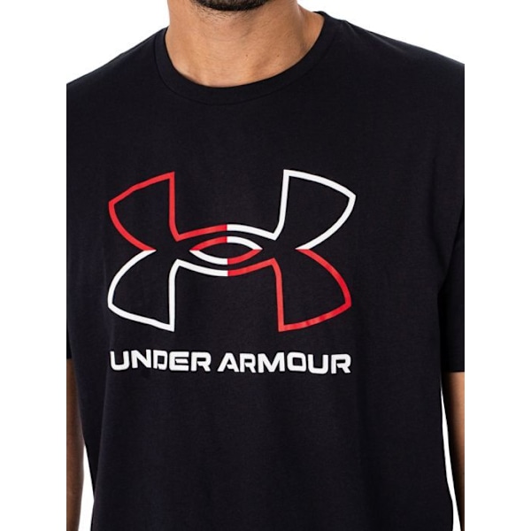 T-shirt - UNDER ARMOUR - Foundation - Svart - Kortärmad - Ultramjuk Komfort Svart XXL
