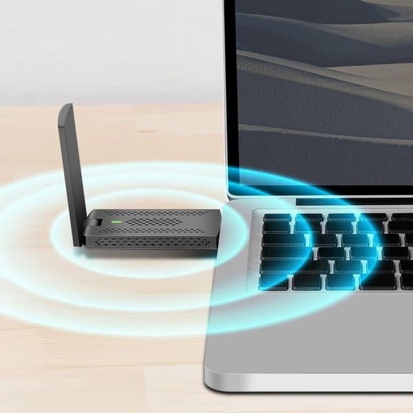 USB 3.0 WiFi-adapter med magnetstöd