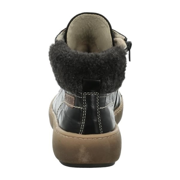 Bottines - JOSEF SEIBEL - Maren 17 - Nappa-läder - Snörning - Foder i plysch Svart 38
