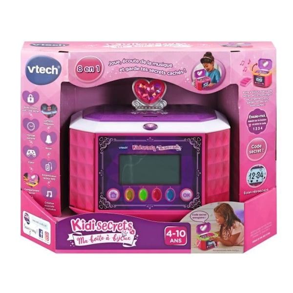 VTECH - Kidisecrets - My Pink Smyckeskrin Flerfärgad