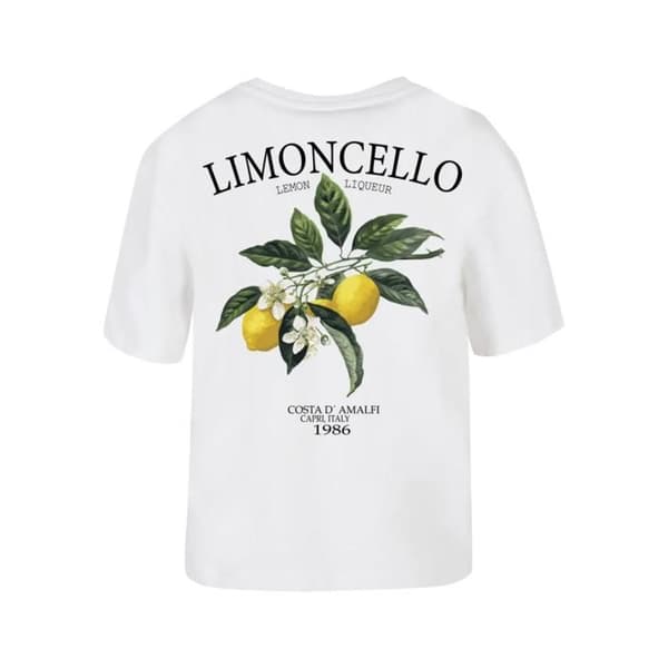 T-shirt dam Cloud5ive 77 Limoncello - vit vit M