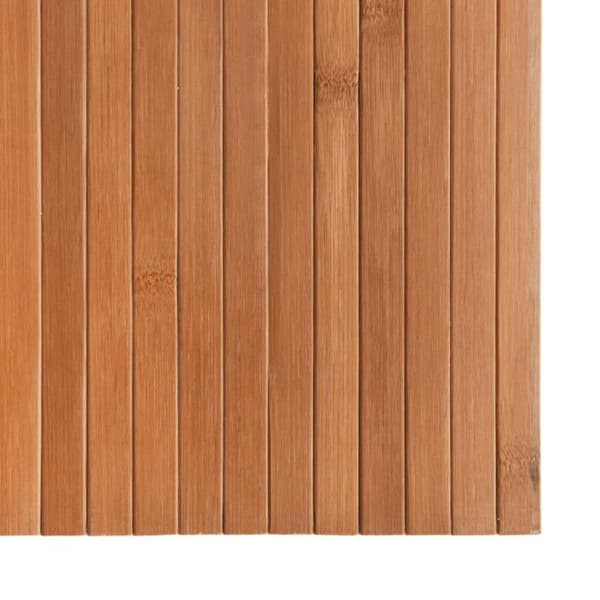 Matta - VIDAXL - Rektangulär - 100x100 cm - Bambu - Halkfri naturlig