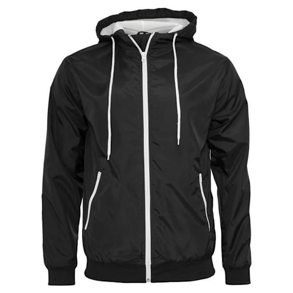 Blouson Windrunner Bygg Ditt Varumärke - Multifarben (Blk-WHT 00050) - Medium Herr Svart vit M