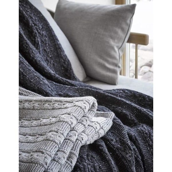 Marc OPolo Javik Rutig, 70% Bomull 30% Akryl, Antracit, 130 cm x 170 cm - 730268-491-001