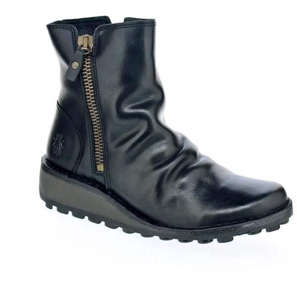 Bottine - Fly London - MONG 4000 - Kvinna - Svart - Läder Svart 38