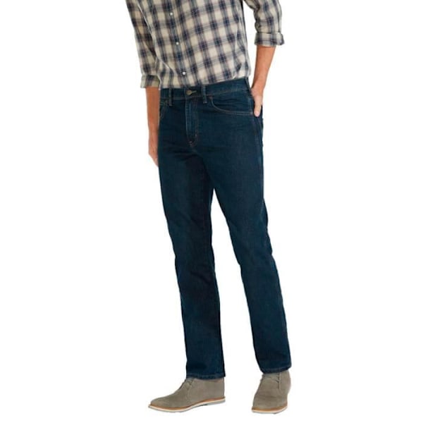 Jeans - WRANGLER - Regular Fit L32 - Blå - Hög midja - 100% bomull Blå 38/32