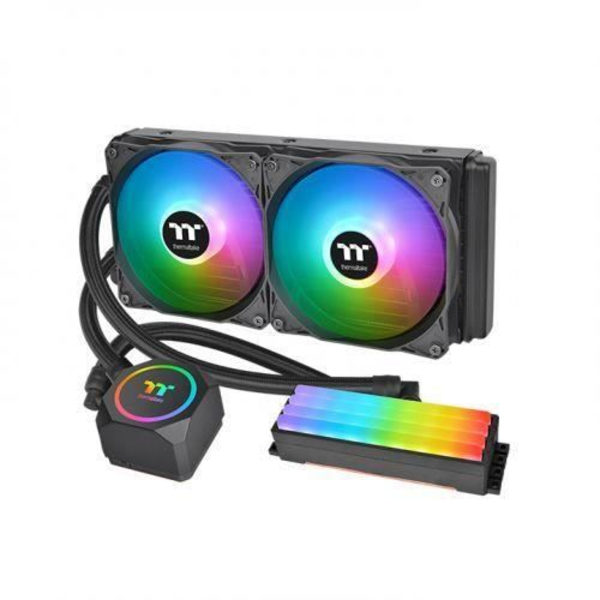 AIO vätskekylning - Thermaltake - Floe RC 240 - Svart - 120 mm - ARGB Svart