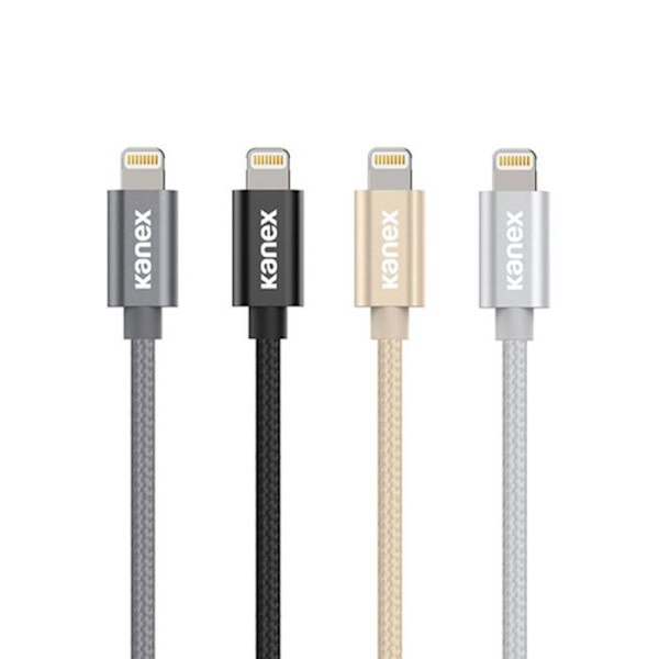Kanex Premium DuraBraid USB-C till Lightning-kabel (guld)