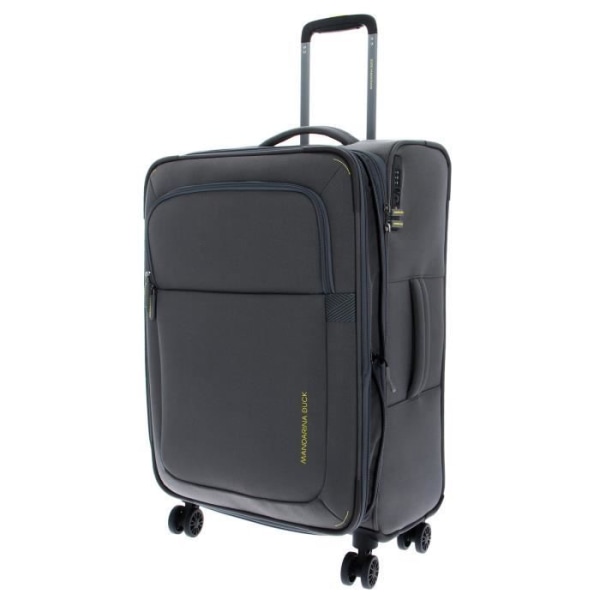 MANDARINA DUCK Smile &amp; Go Trolley Medium Expandable Steel [155706] - resväska resväska eller bagage säljs ensam