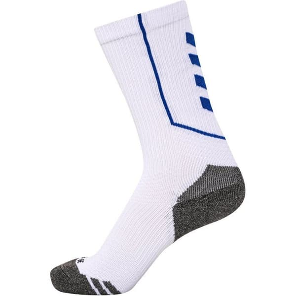 Hummel Pro Low-strumpor vit/sann blå 43/46