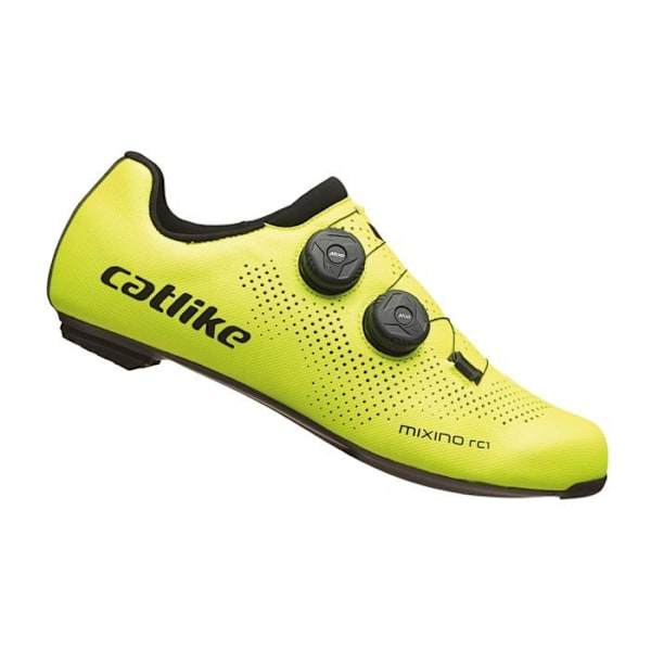 Catlike 39 Mixino RC1 Carbon Unisex-Vuxen Sneaker, Fluor Yellow Fluor Gul 39