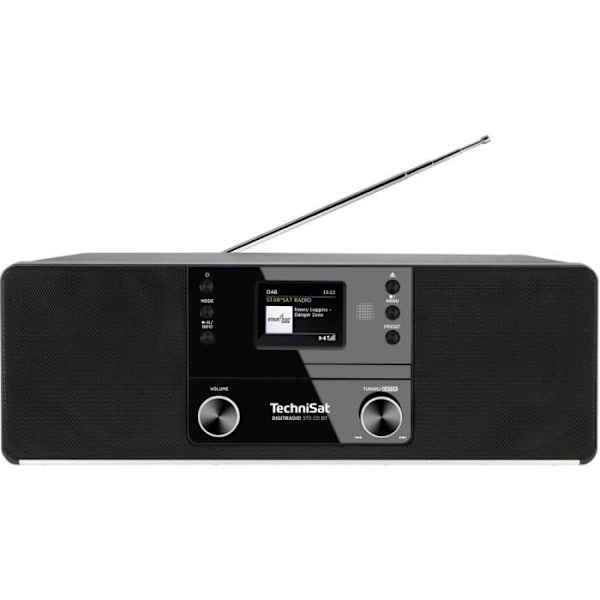 TechniSat DIGITRADIO 370 CD BT Radio CD-spelare DAB+, FM CD svart