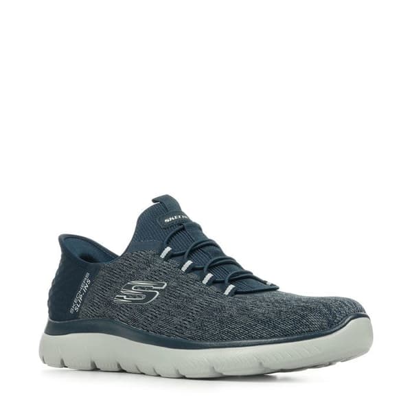 Skechers Summits Key Pace Slip Ins, herrsneakers marinblå 42 1/2