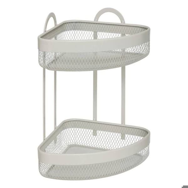 Vinkelshelf "Mayaj" i beige stål 23x23cm - 5 five simply smart beige
