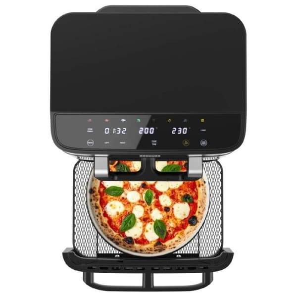 Luftfritös - CECOTEC - Cecotec 18L - 2700W - Kapacitet 9L - Snabb tillagning Grå