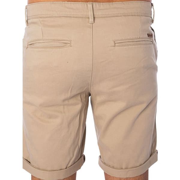 Jack & Jones Premium shorts i beige bomull - M