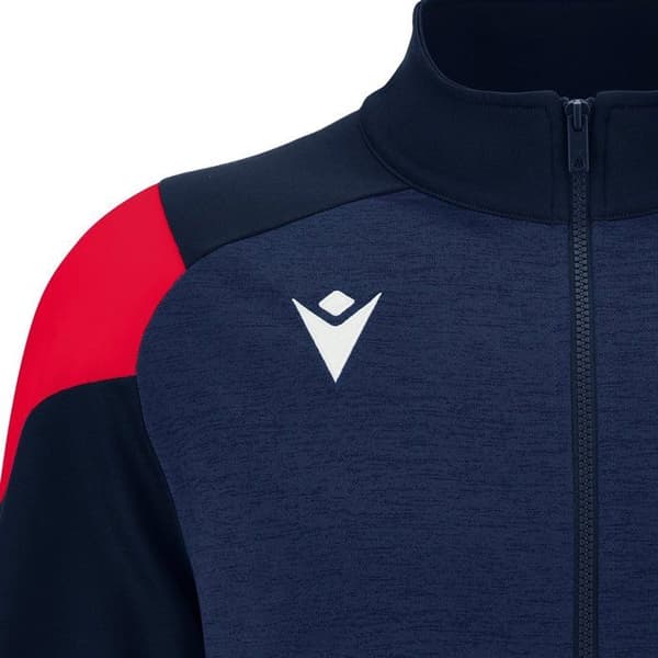 Macron Vanir full zip träningsjacka marinröd XXL