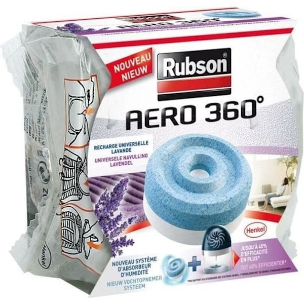 Aero 360 Moisture Absorber Refill - Lavendel Blå