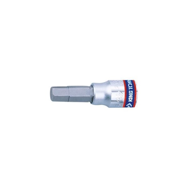 Skruvmejselhylsa - KING TONY - 6 punkter - 1/4" - 8 mm - Polerad kromfinish