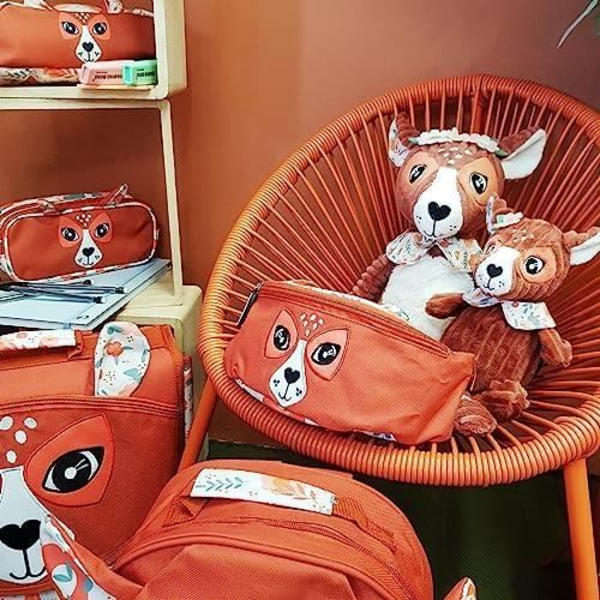 Sac Banane - Les Déglingos - Mélimélos la Biche - Multicolor - Återvunnen Polyester - Från 3 År Flerfärgad