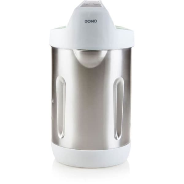 Blender chauffant - DOMO - DO705BL - 1000 W - 2 L. - Inox - 6 program. Rostfritt stål, vit och grön