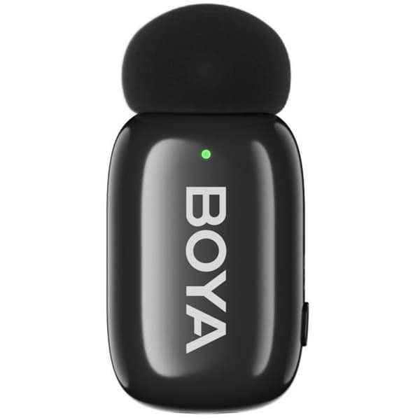 Boya Mini 2-02 trådlös slipsnål-mikrofon USB-C, svart