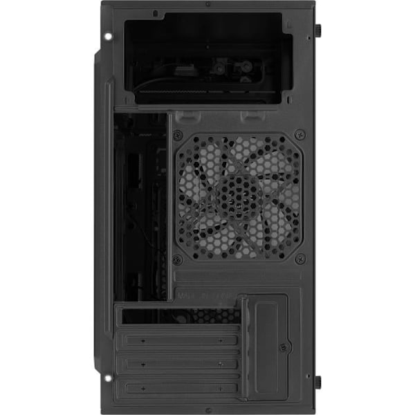 PC-fodral - AEROCOOL - CS-107-A V2 - Fodral utan strömförsörjning - Minitorn - Micro-ATX-format - Svart (ACCS-PC14032.11)