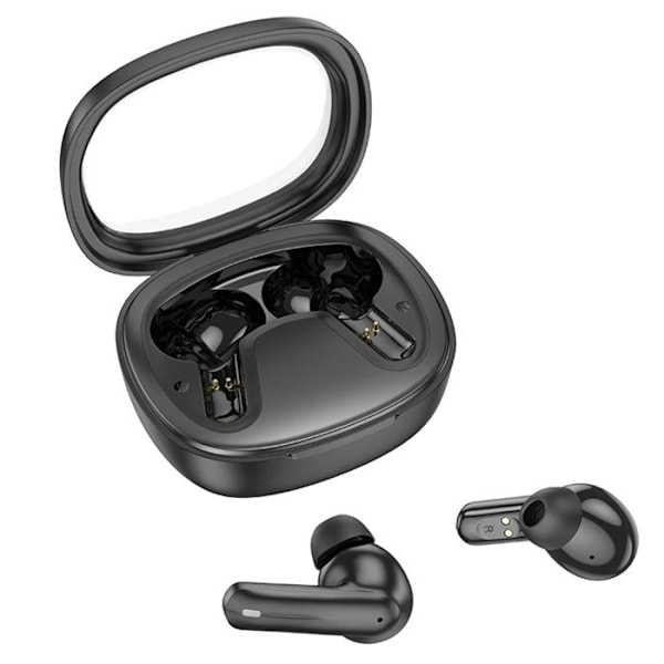 Trådlösa hörlurar - Hoco - Shadow (EQ6) - Bluetooth 5.3 - Svett beständig - In-ear Svart