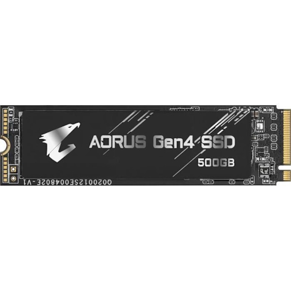 GIGABYTE - Intern SSD - AORUS - 500 GB - M.2 NVMe Gen4 (GP-AG4500G)