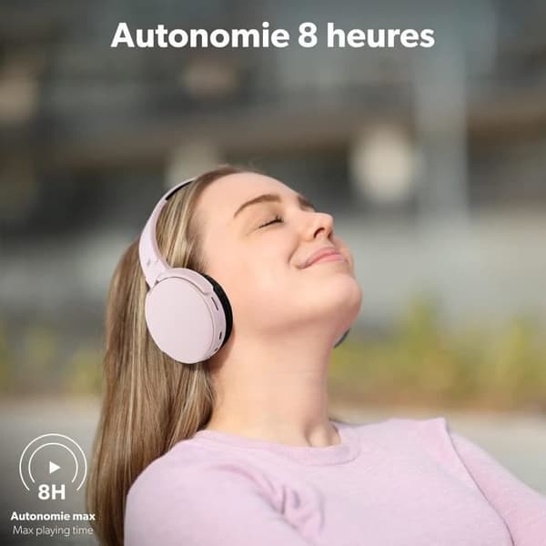 Bluetooth-hörlurar - TNB - Singel 2 - Batteritid 8 timmar - Rosa - Svettålig Ros