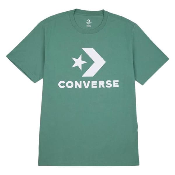 Grön T-shirt för män Converse Large Grön S