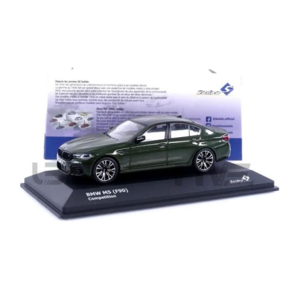 Samlarbil i miniatyr - SOLIDO 1/43 - BMW M5 Competition - Grön - 4312701