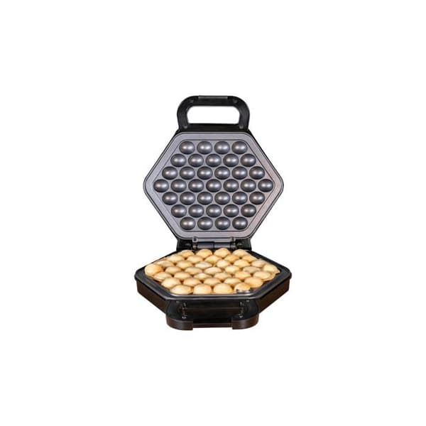 Gaufrier - Unold - Bobby Bubble - 700W - Svart/Silver - Hexagonal Form