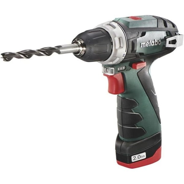 METABO PowerMaxx BS Basic trådlös borr / drivrutin - 10,8 V Grå