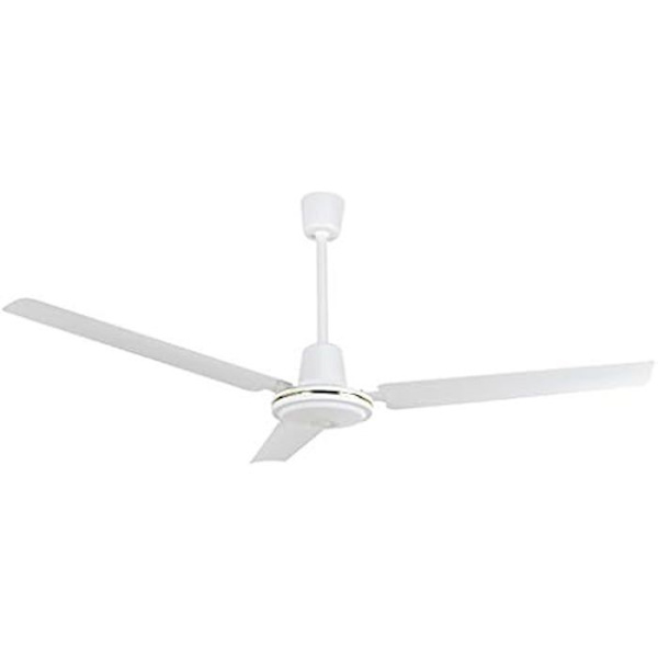 Orbegozo CF 86140 Takfläkt, diameter 140 cm, 70 W, 5 hastigheter, väggkontroll, 3 metallblad, vit