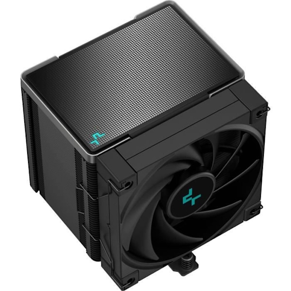 DEEPCOOL - AK500 Zero Dark (svart) - CPU-kylare - 1x120 mm - Svart