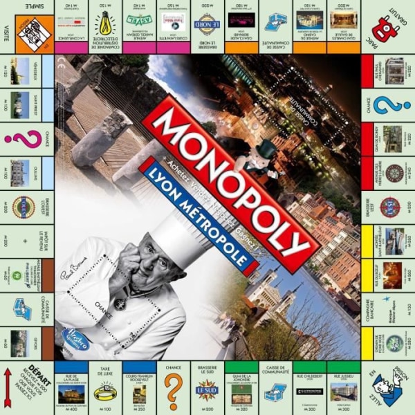 Monopol Lyon Métropole 2015 - Brädspel - VINNANDE RÖTTER - Fransk version