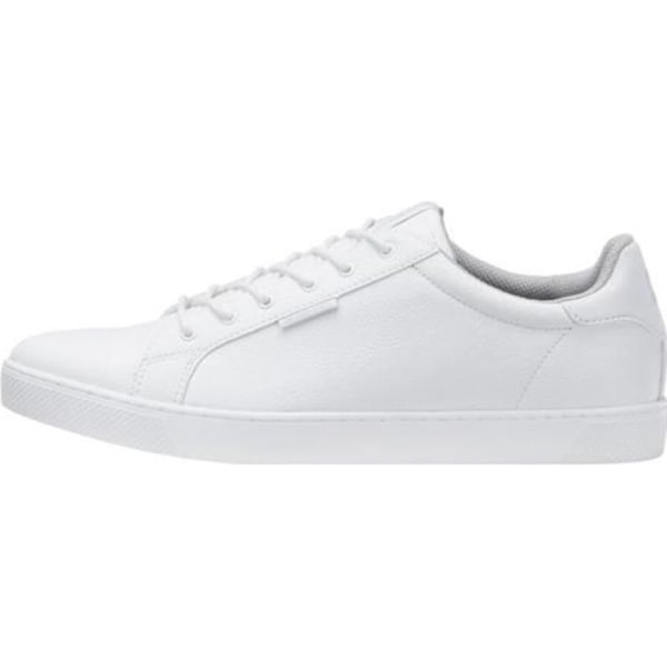 Shiny White Sneakers för män - JACK &amp; JONES - Syntet - Snören Vit 43