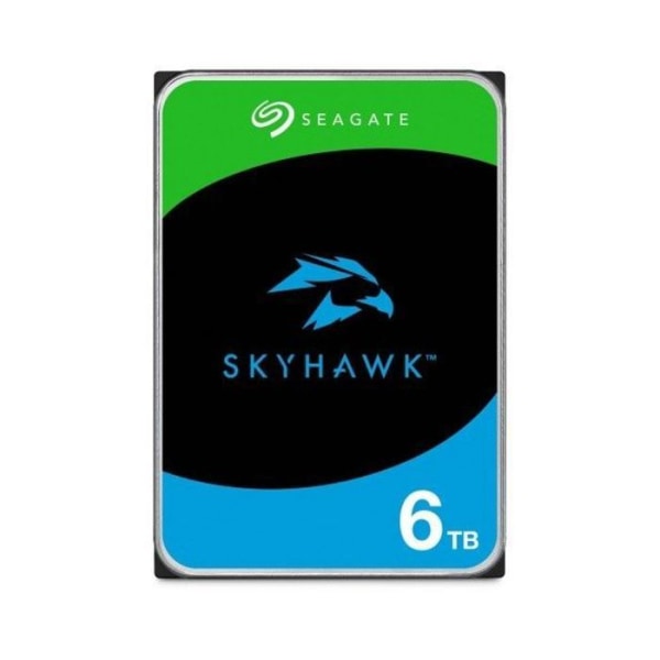 Seagate SkyHawk ST6000VX009 intern hårddisk - hårddisk - 6 TB - SATA 6Gb/s